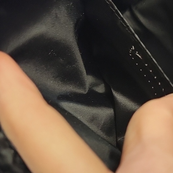 Justice Shimmering Mini Velvety 8" x 4" x 6" Bag Pink Straps Sequins Initial K - Picture 11 of 11